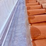 Rénovation d'une gouttière en zinc